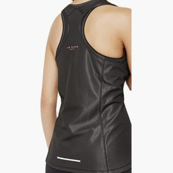 Ted Baker Racer Tank Top with Pink Print - Picture 13 of 13